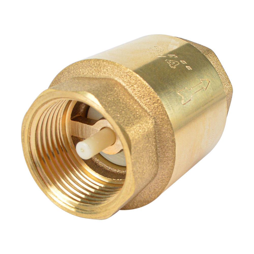 High Quality Brass Vertical Check Valve 1/2 '' -4 '' Inch Internal Thread Spring Check Valve Anti Backflow Vertical Check Valve