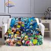 Marine Life Blanket Fashion Marine Organism Oceanic Dolphins  Flannel  Quilt Cover Travel Bedding Throw  Bedspread