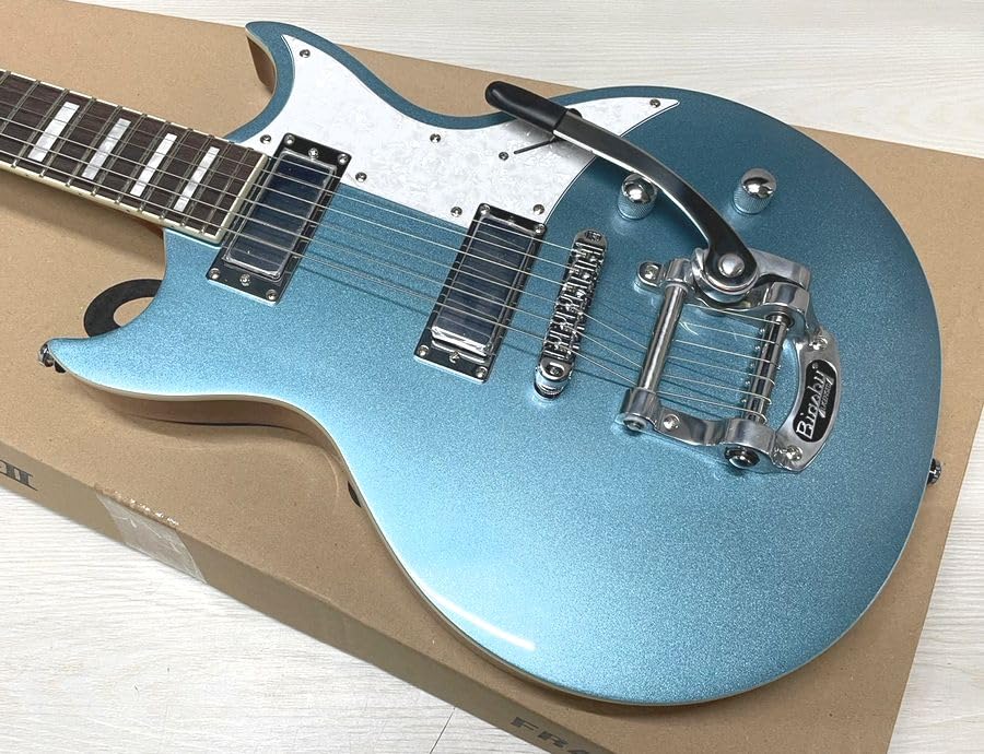 ARIA ProII PHBL Phantom Blue Aria Pro2 Electric Guitar SG Type Bigsby Tremolo Phantom Blue Outlet 212-MK2