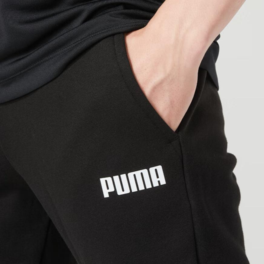 Puma Letter Print Sports Casual Pants Men Bottoms Black 848738-01