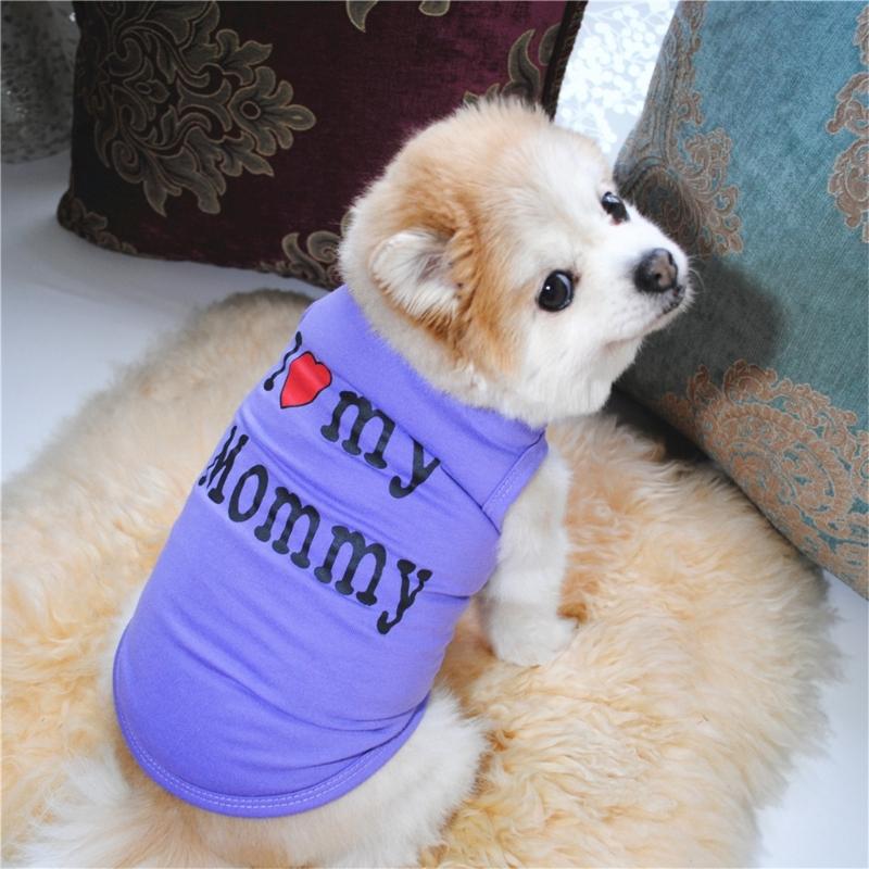 Dog Spring T-shirt Indoor Outdoor Use Clothes Sweatshirt Outfit Summer