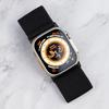 Nylon Elastic Strap For Apple watch Ultra 2 49mm Wide Braided Loop Adjustable Band iWatch 9 8 7 6 5 4 SE 45mm 41mm 44mm 40mm
