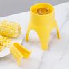 Space Saving Corn Shelling Tool Professional Corn Kerneler Device With Stainless Steels Blade For Cooking