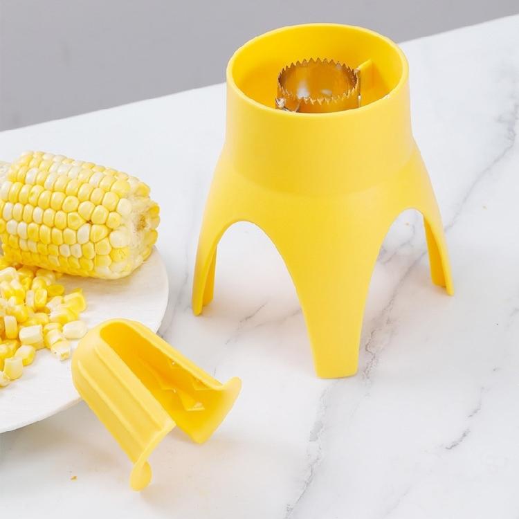 Space Saving Corn Shelling Tool Professional Corn Kerneler Device With Stainless Steels Blade For Cooking
