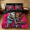 Monster High Pattern Bedding Quilt Set  Home Decoration  Gift (1 * duvet cover + 2 * pillowcase  without core)