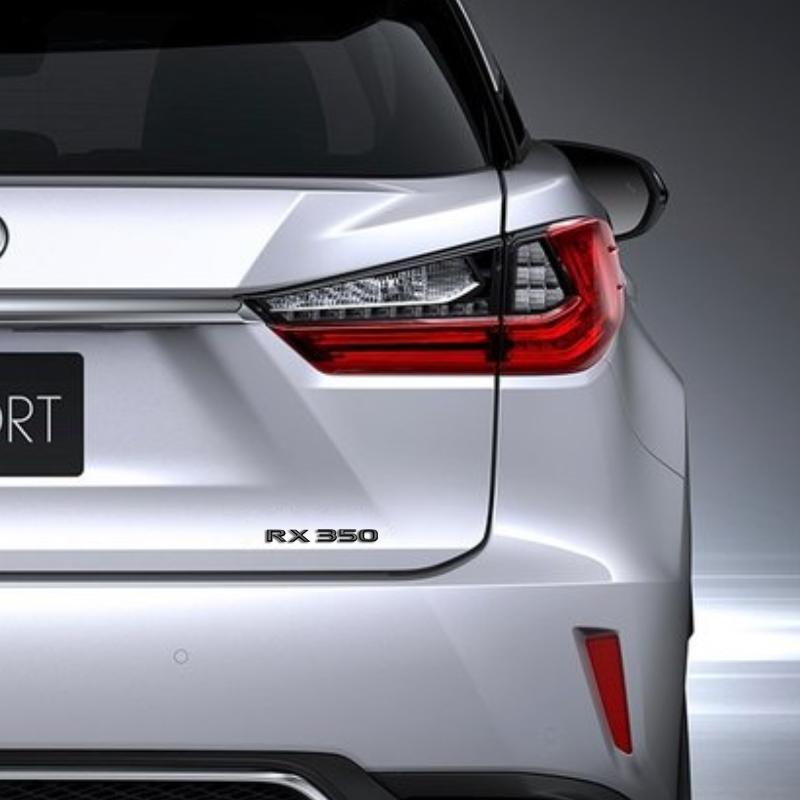 Metal Emblem Car Sticker Badge Decal Body Trunk Decor for Lexus Hybrid GS300 GS430 GS460 GX400 NX300 RX300 Glossy Black