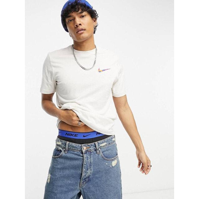 

Каменная футболка с цветным логотипом Nike Swoosh