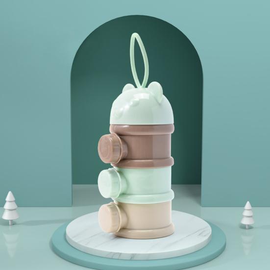 Milk Powder Storage Box Portable Multi-layer Feeding Box Food Storage Container for Infant