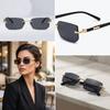 High-End Unisex Rimless Square Driving Sunglasses