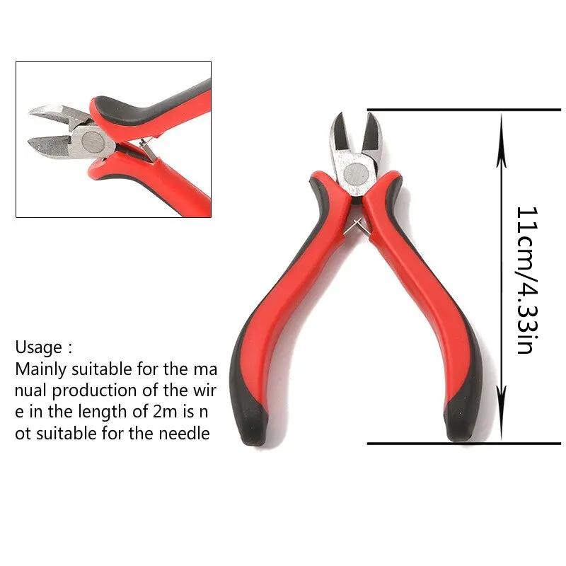 1pcs DIY Jewelry Pliers Tools Equipment Round-Nose Pliers Needle Nose Pliers For Handcraft Beadwork Wire Cutter Pliers