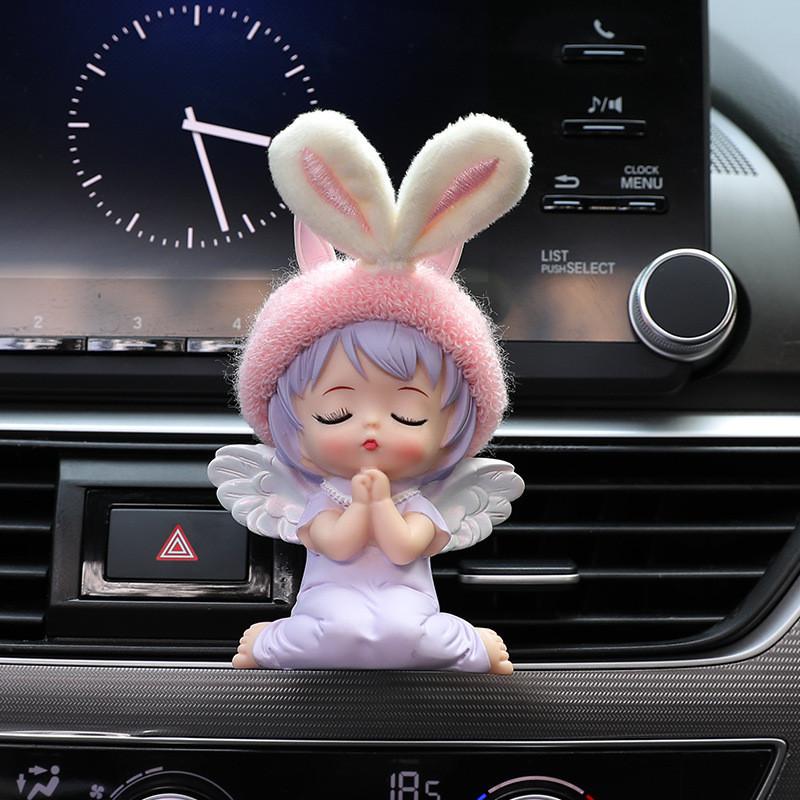 Niedlicher Anne Dekorativer Auto-Duftclip für Lüftungsschlitz Langanhaltende Aromatherapie für Autoinnenraum Auto-Klimaanlagen-Duftchip Auto-Ornament