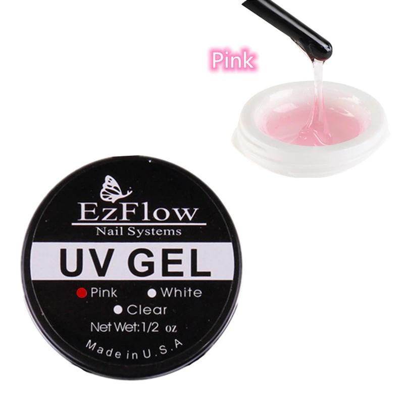 

1 шт., гель для наращивания ногтей, наращивание ногтей, УФ-гель, кончики, клей для маникюра, 3 цвета розовый