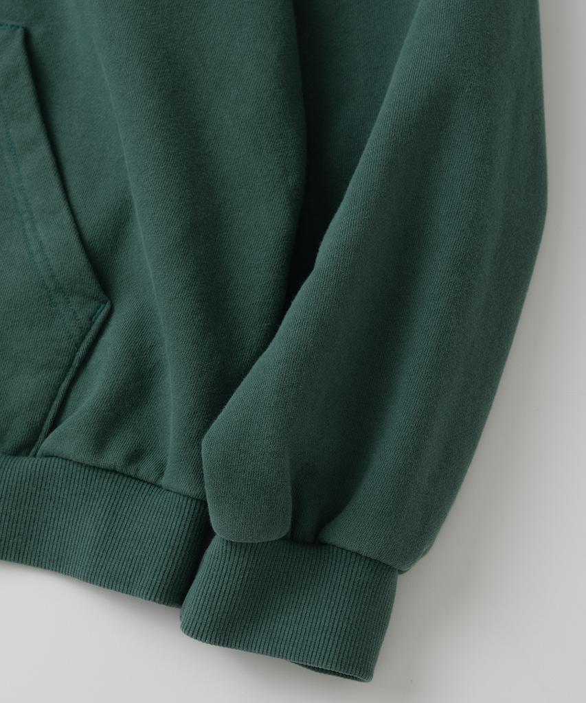 Whagi Vintage Zip Sweat Hoodie (Vintage D.Green)