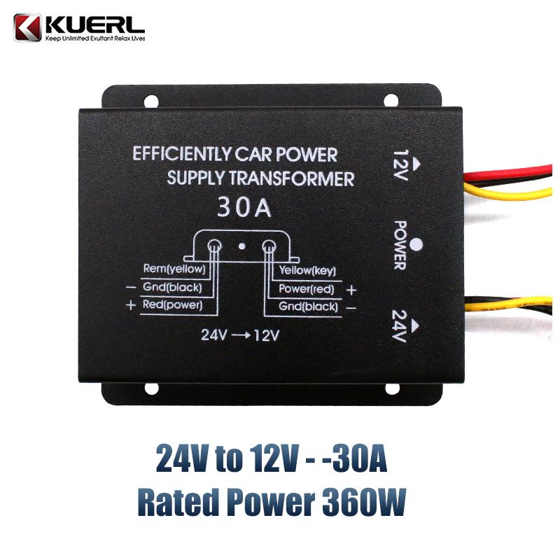 DC-DC 24V to 12V Power Supply Voltage Converter 10A 15A 20A 30A Step Down Module Adapter Efficiently Car Power Supply Transforme 24V