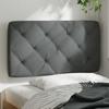 VidaXL Dark Grey Headboard Cushion 80 Cm Fabric 4019192
