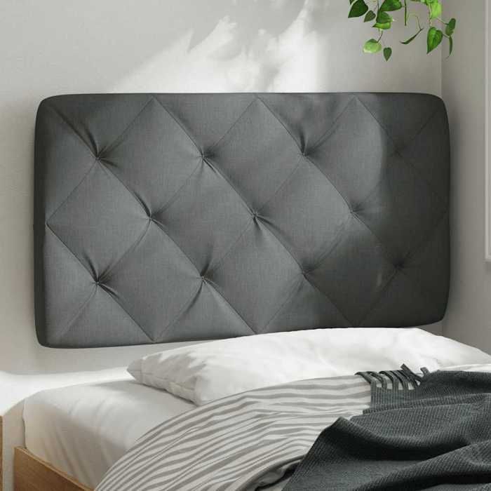 VidaXL Dark Grey Headboard Cushion 80 Cm Fabric 4019192