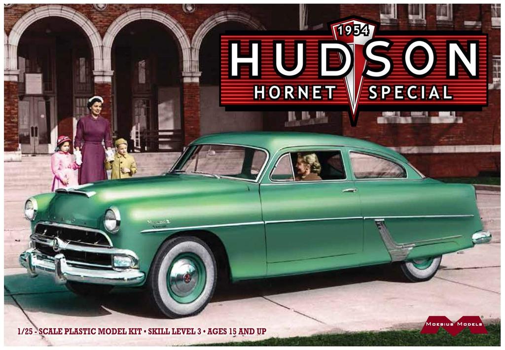Moebius 1954 Hudson Hornet Special Plastic Model Kit MOE1214 1/25