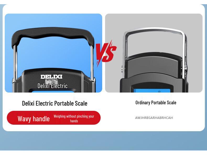 Delixi Electric Portable Handheld Precision Scale for Household Use