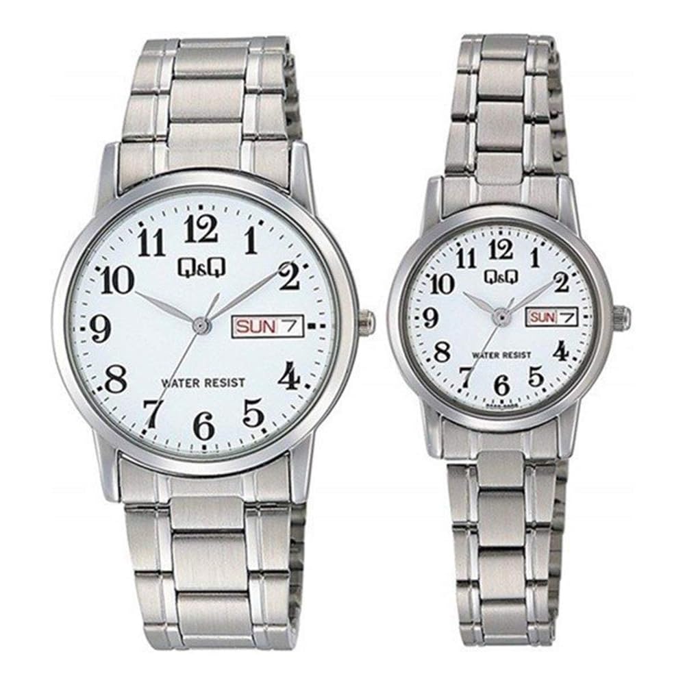 

Citizen Q&Q Pair Watch Lightweight Waterproof Men s Women s A206A207-204 Wristwatch