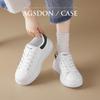 Agsdon Damen Plateau Freizeitsneakers