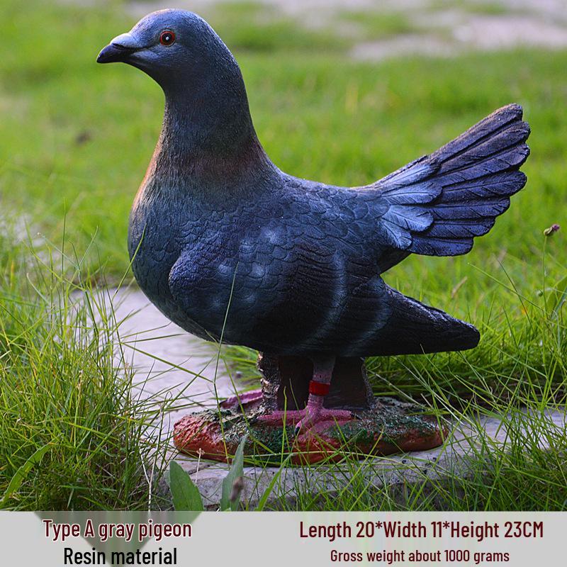 Dove Tree Resin Garden Ornaments: Outdoor Sculpture & Horticulture Set