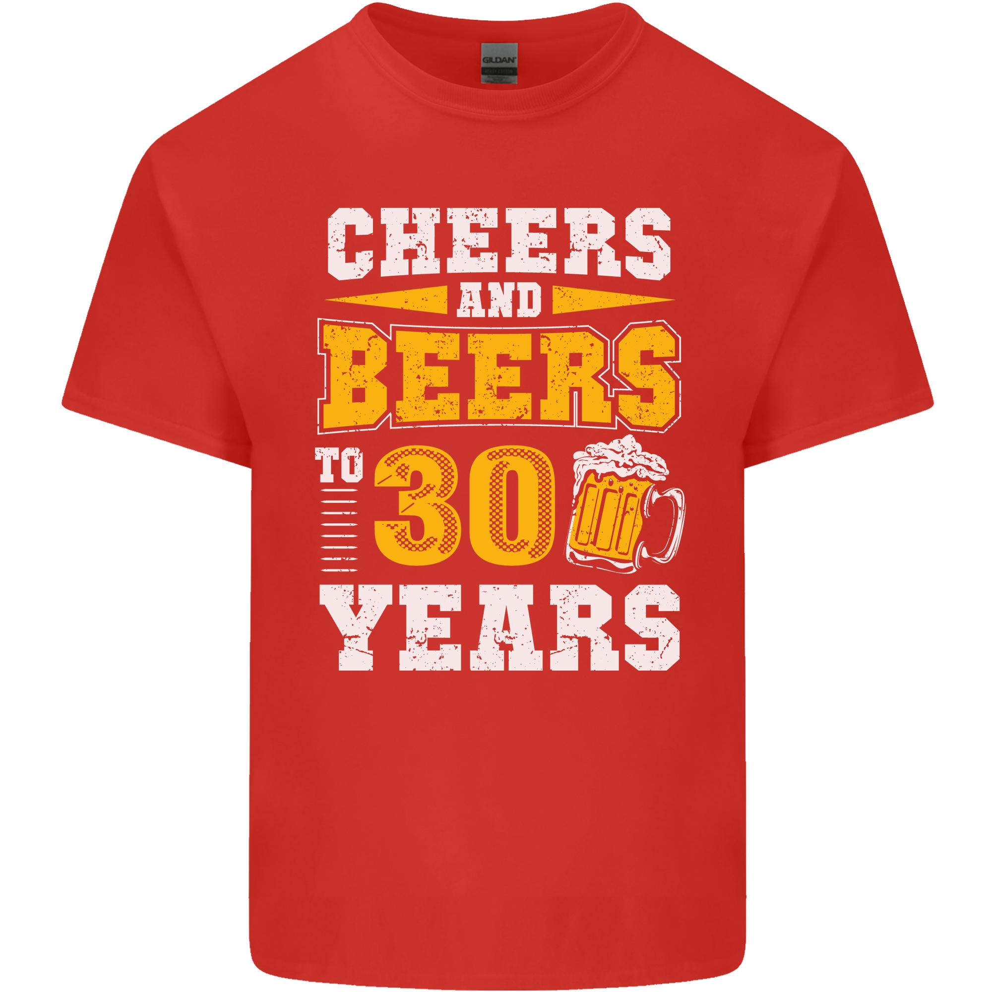 30th Birthday 30 Year Old Funny Alcohol Unisexs Light Cotton TShirt S
