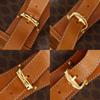 CELINE Macadam Bucket Tote Bag vintage Brown PVC Women Used
