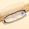 New Folding Reading Glasses With Box 360 °Rotating Lightweight Presbyopic Eyewear Women Foldable Reading Eyeglass Mirror Leg