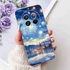 For Realme 12 Pro RMX3842 6.7" Summer Lotus Cute Cat Soft Silicone TPU Cover For Realme 12Pro+ 12Pro Plus RMX3840 Bumper Shell