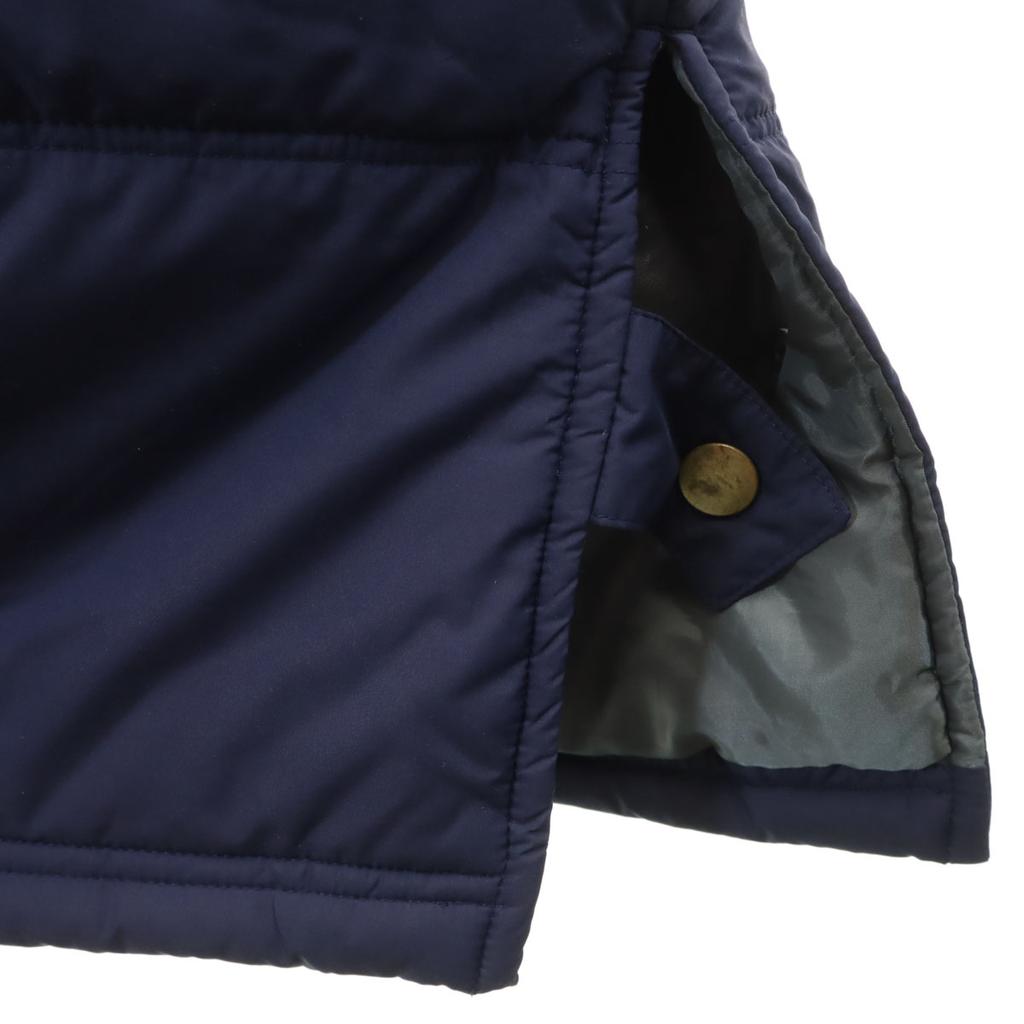 Puma Bench Coat L Navy Cotton Filling Men's Used