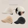 Foldable Wide Brim Ponytail Sun Hat Drawstring Adjustable Cap Summer Quick-Dry Visor Fisherman Capfor Women Beach Hat