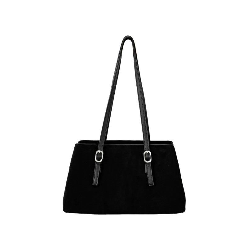 Retro suede bag multi-compartment autumn and winter new tote bag large capacity women's fashion shoulder bag women
