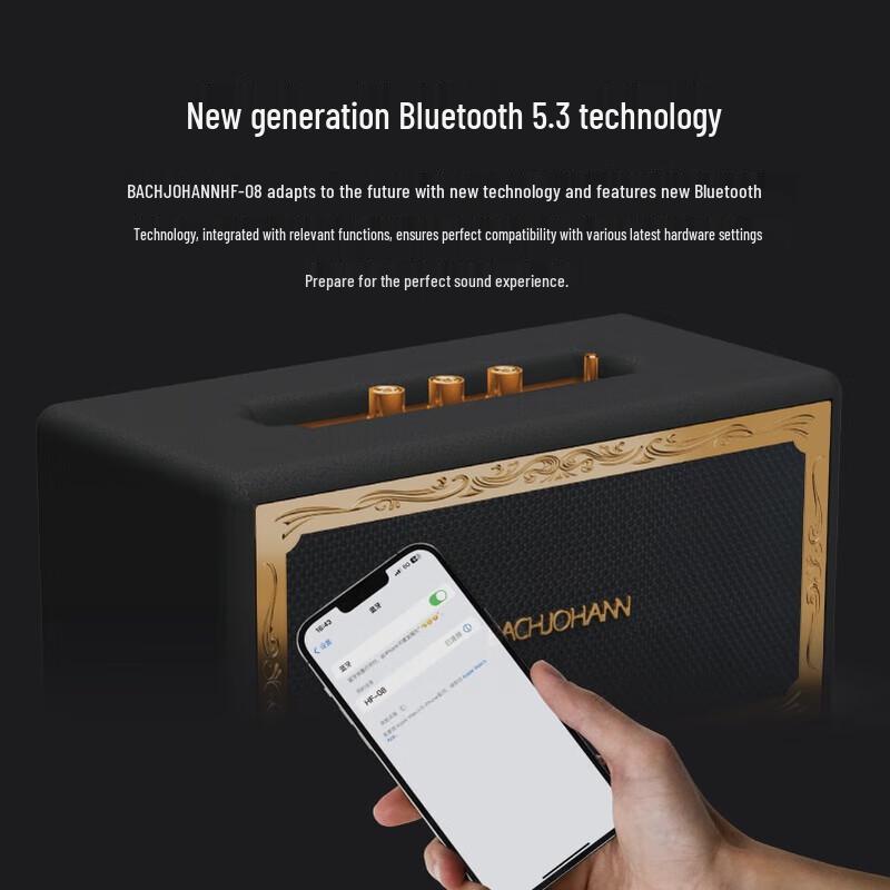 Bach Johann HF-08 Wireless HIFI Bluetooth Speaker