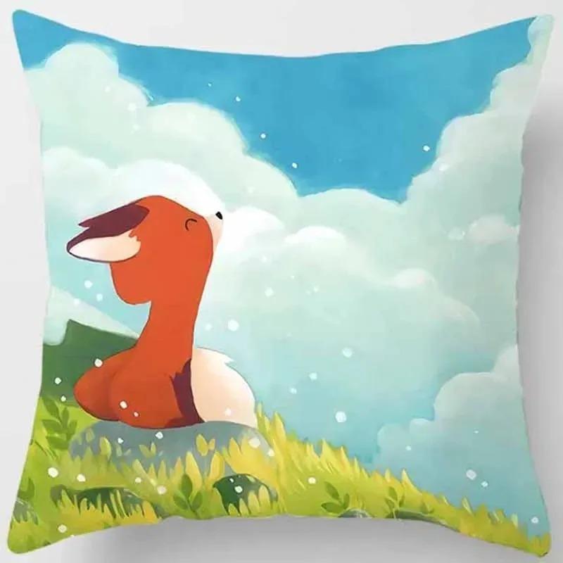Fairy Tale World Cartoon Pillowcase Car Ornaments Office Living Room Sofa Home Pillowcase