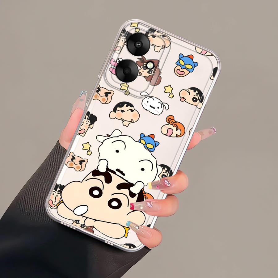 Soft Phone Cover Case for Xiaomi Mi 11 Lite 11T Pro Shin Cartoon Little White