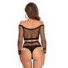 Women Sexy Hollow Out Two Piece Mesh Intimate Lingerie