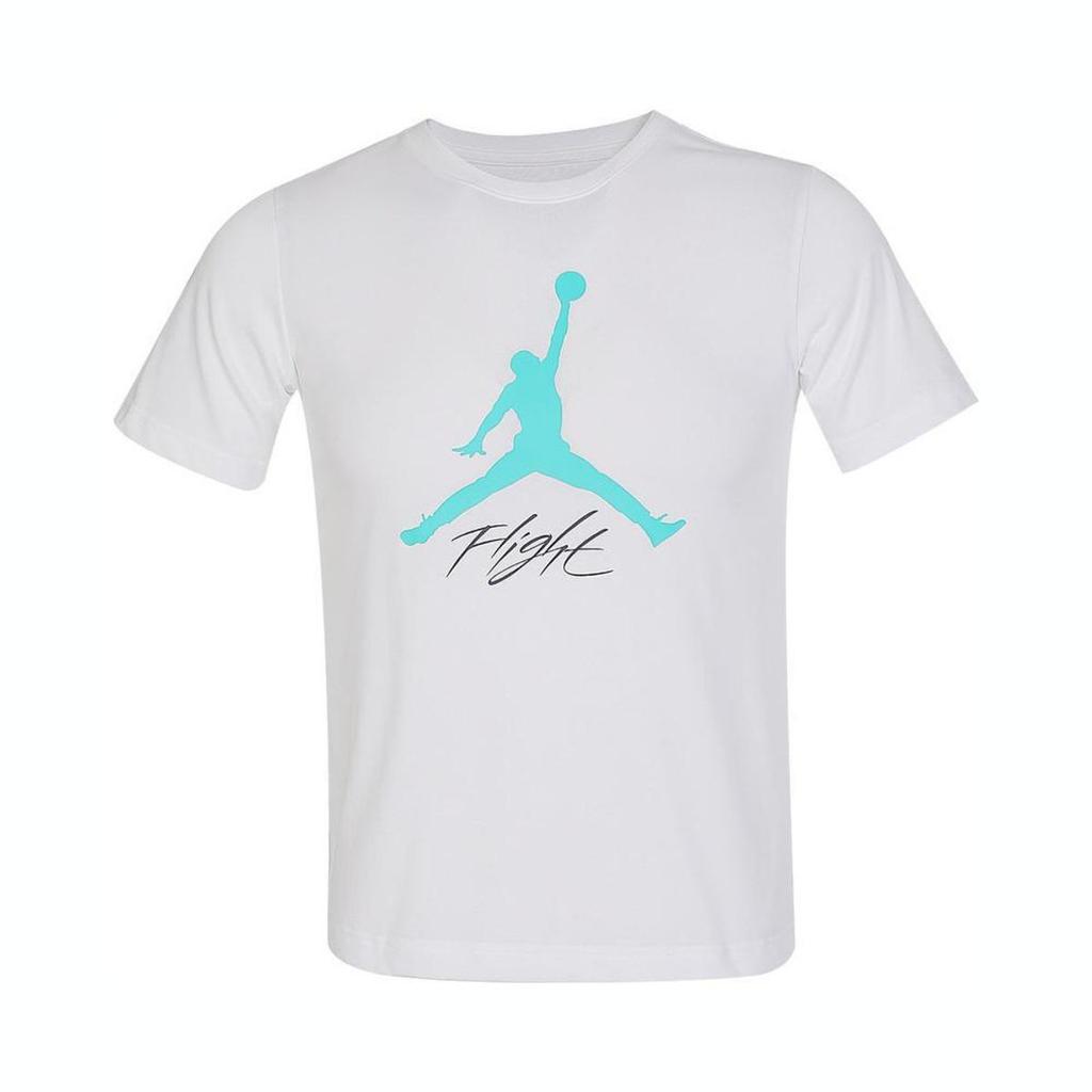 Jordan Logo Versatile Casual Short Sleeve T-Shirt Kids Tops White HQ7658-100