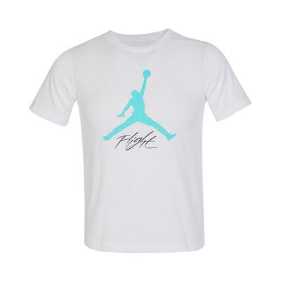 Logo Vielseitiges Lässiges Kurzarm-T-Shirt Kinder Tops Weiß HQ7658-100