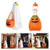 Festival Yard Decoration Geese Costume Polyester Outfit With Pumpkin Design For Garden Statues Halloween Decoration
