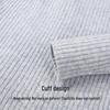 SNOWFLYING Women's Ribbed Wool Sweater with Cashmere