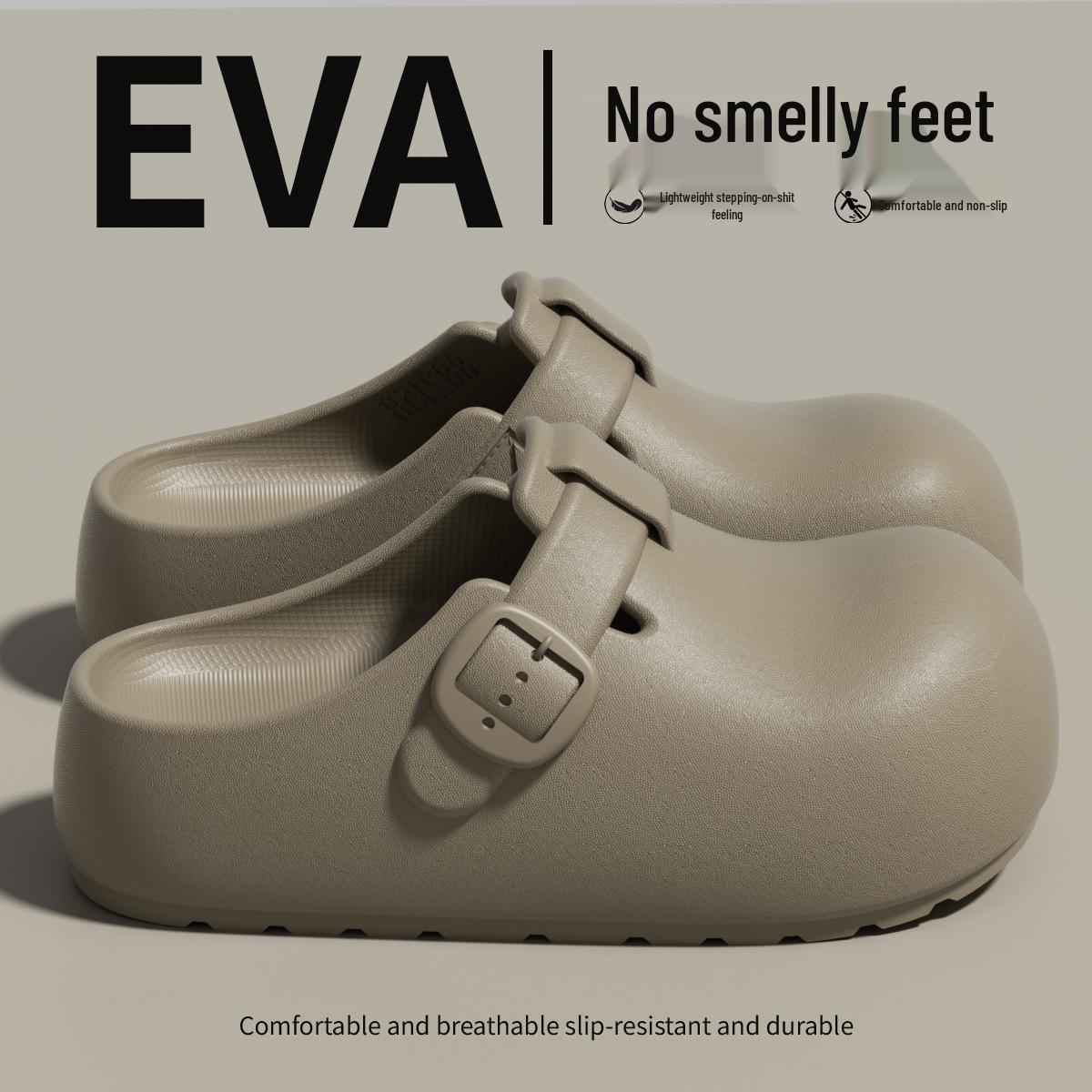 Women s EVA Closed-Toe Sandals - Summer Outdoor/Indoor, Thick Sole, Non-Slip, Wear-Resistant by Birkenstock. 35-36
