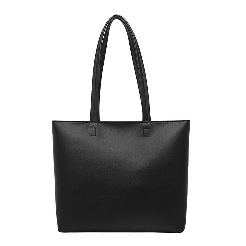2025 Spring and Summer Tote Bag Women's Large-capacity Simple Commuter Bag Handbag Women's Bag Shoulder Bag Storage Retro Style