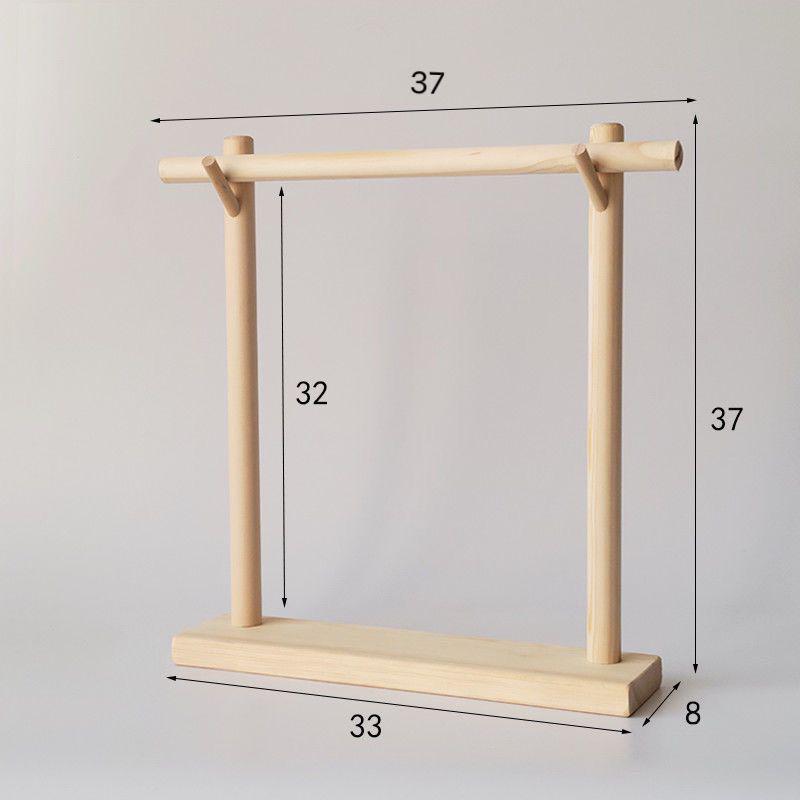 Premium Wood Bracelet & Jewelry Display Stand for Necklace and Hair Accessories