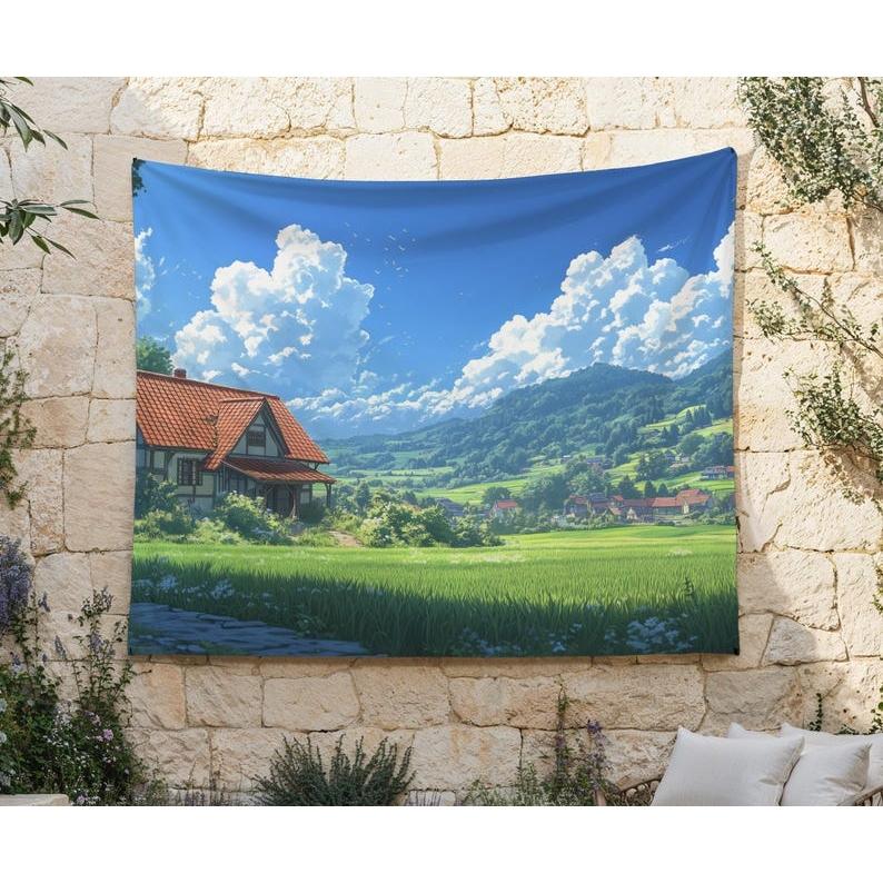 Charming farmhouse tapestry 75x100 чёрный