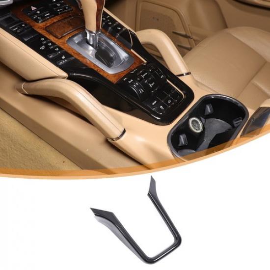 Glänzend Schwarz Innen Mittelkonsolenabdeckung Zierleiste Für Porsche Cayenne 2011-2017