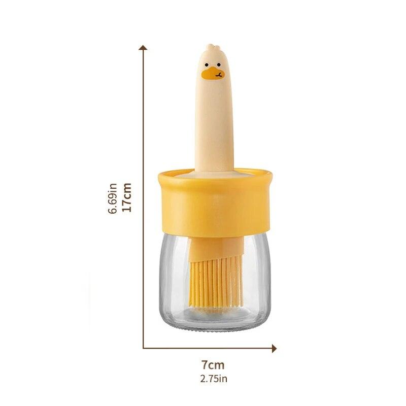 

Silicone Oil Brush Wholesale Outdoor High-temperature Oil Brush Bottle Food-grade Brush Oil Artifact. оранжевый