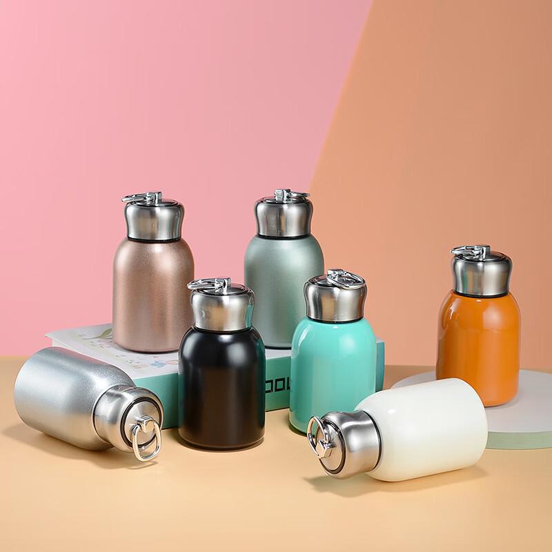 OLOEY Portable Mini Stainless Steel Insulated Thermos