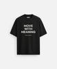 Mejongniateu [Unisex] Move Logo 16-Count Cotton Short Sleeve T-Shirt (2 Colors)