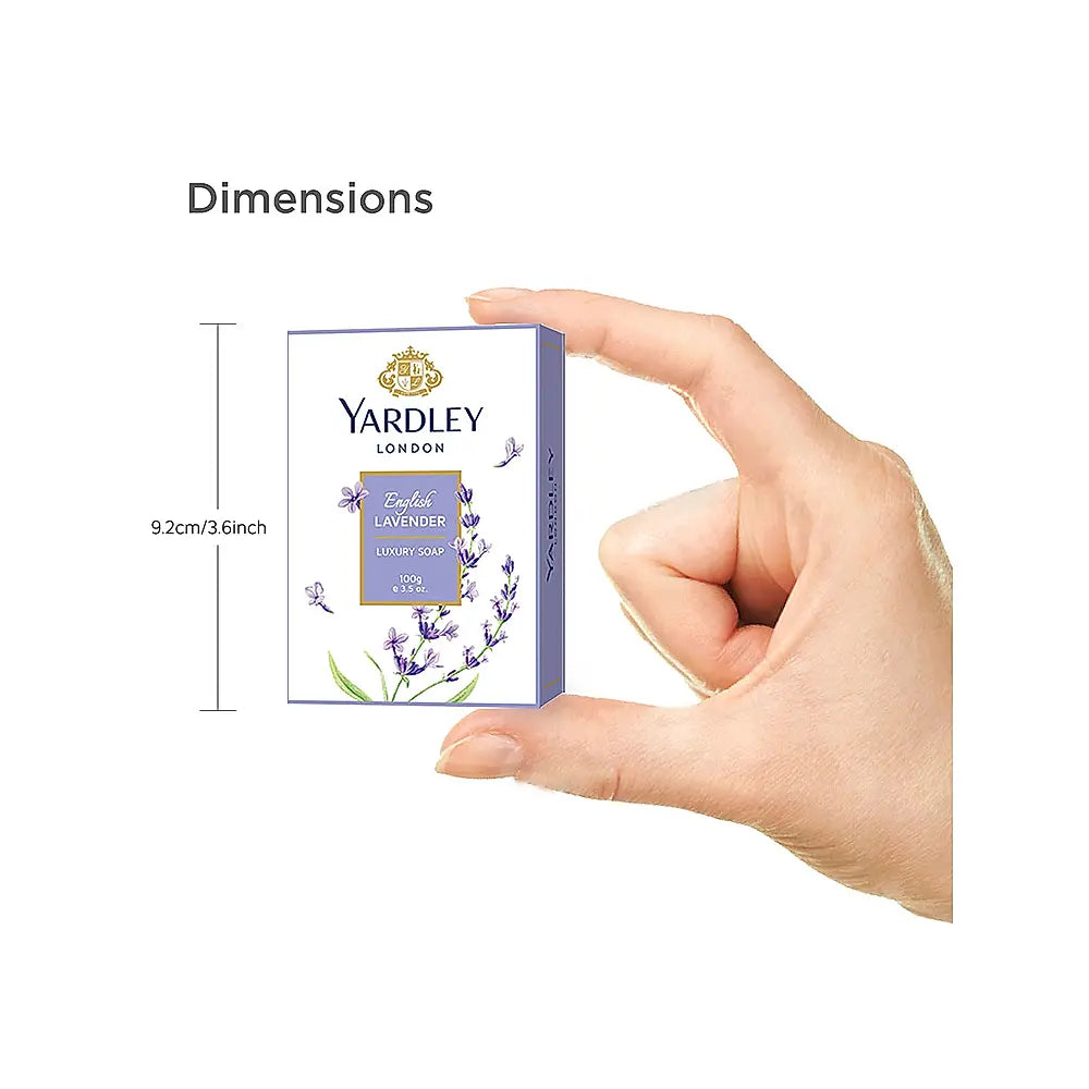 Yardley English Lavender Luxury Soap, 3x100gm