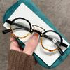 Retro Round Frame Reading Glasses Personalized Small Frame Presbyopia Eyewear for Men and Women Anti Blue Light Eyeglasses